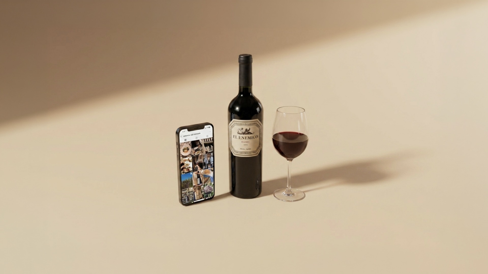 Estancia Vigil wine bottle and tasting experience